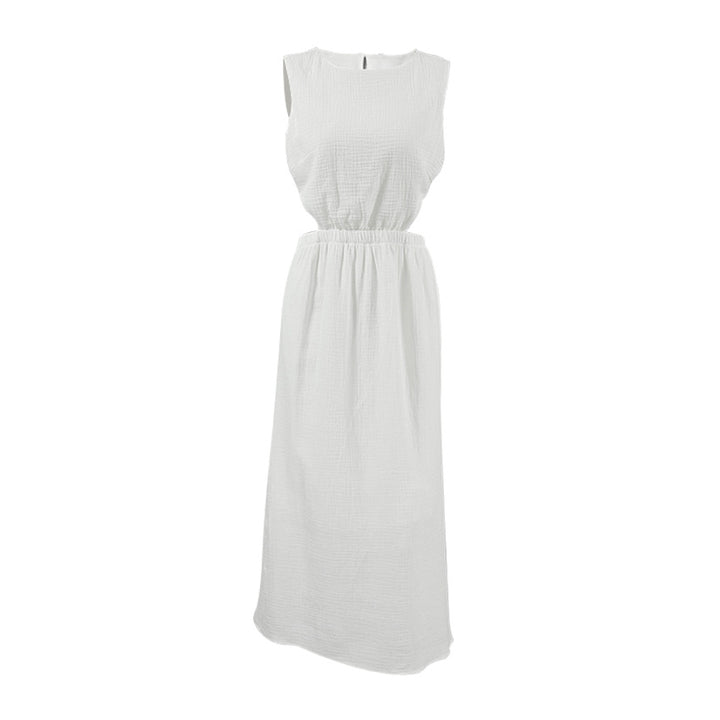 Dames Maxikjole med elegante Cut-Out-detaljer og svingende kant Stilla