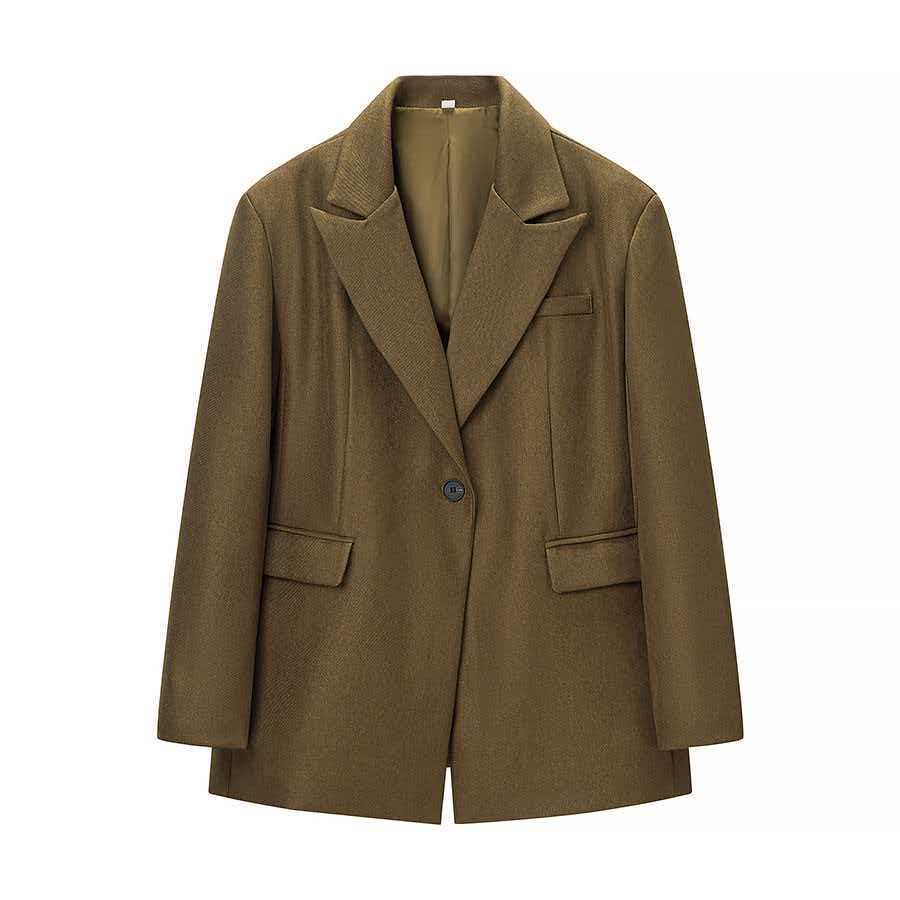 Kvinders klassiske oversized blazer jakke Stilla