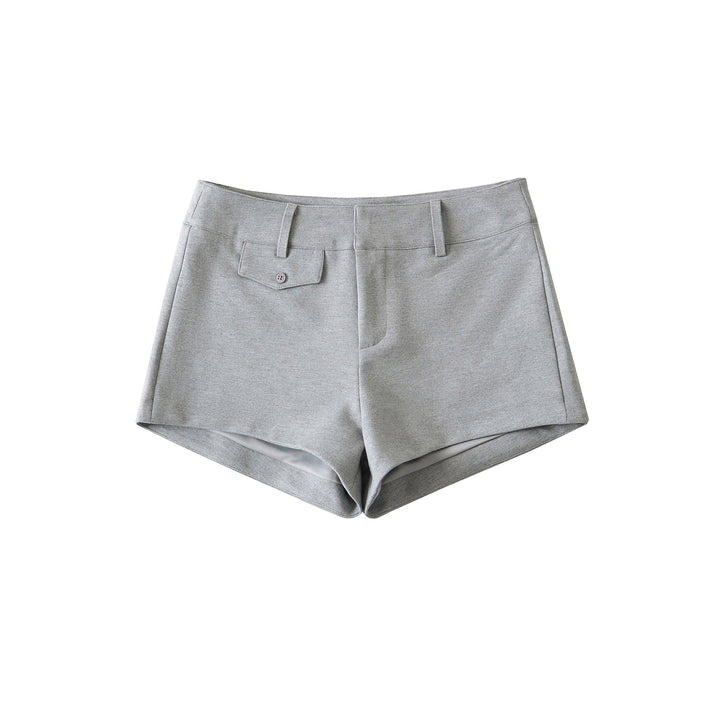 Dame elegante fritidsshorts i minimalistisk design med høj kvalitetsstof og strækbart bånd Stilla