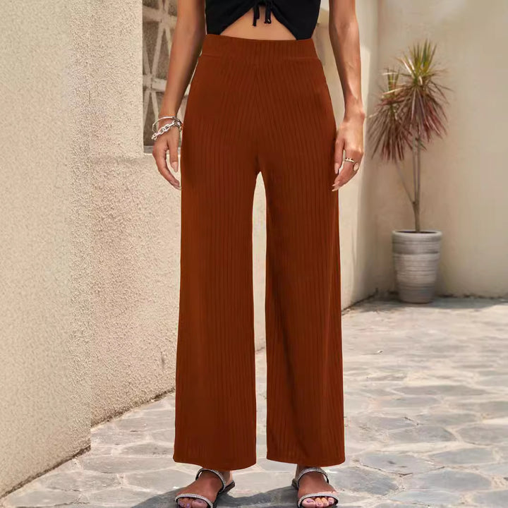 Dame bred stribet Palazzo-bukser Stilla
