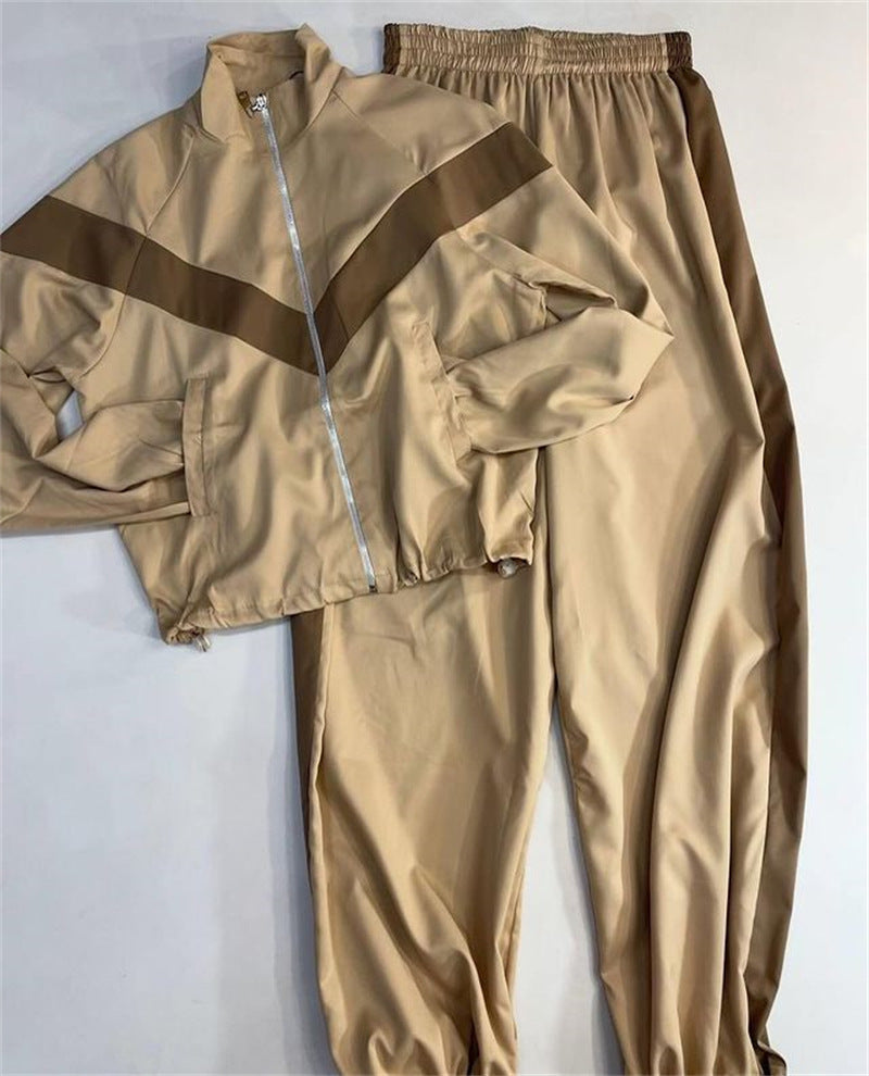 Kvinders sporty vindjakke med elastiske manchetter og reflekterende detaljer Skovae