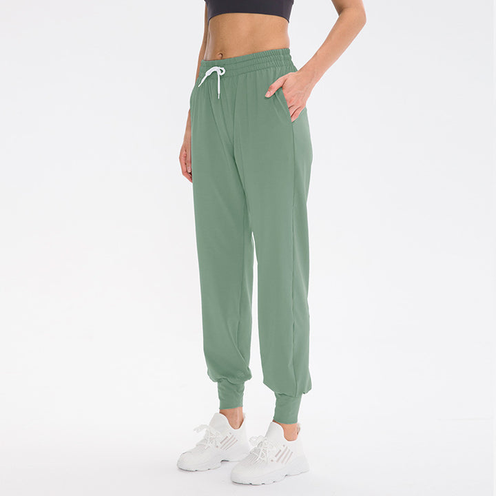 Dame sportlige joggingbukser med elastisk talje og praktiske lommer Stilla