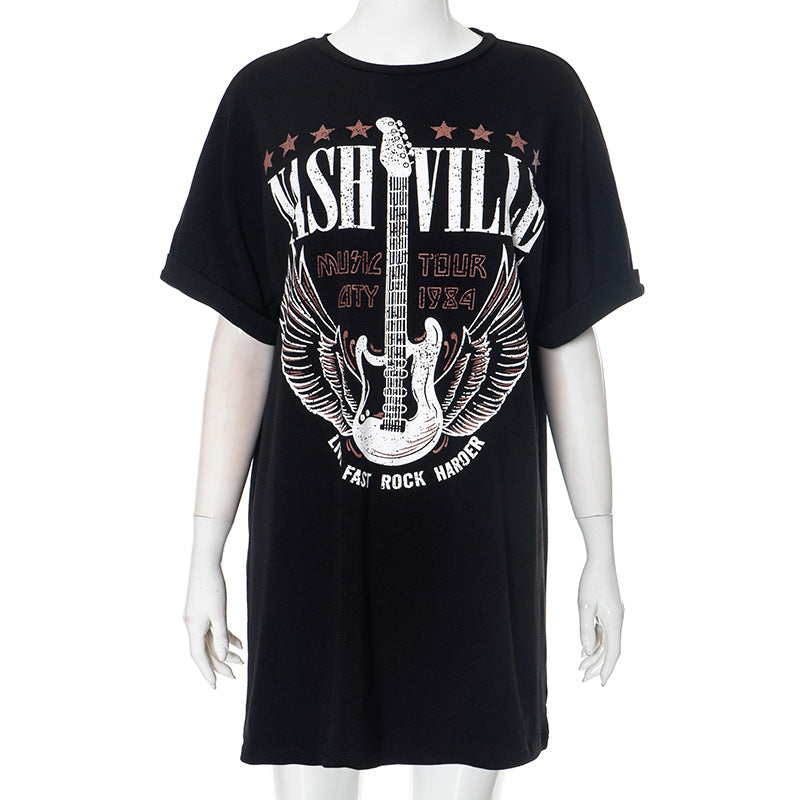 Femme Grafik Plus Size T-Shirt Stilla