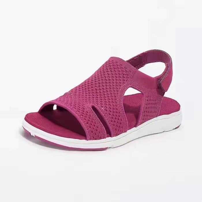 Dame Bequeme Sandaler med fleksibelt remdesign og åndbart overmateriale Stilla