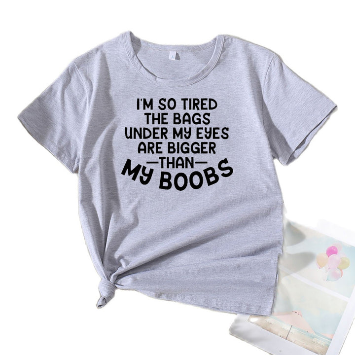 Dame Fritid Humoristisk Statement T-shirt Stilla