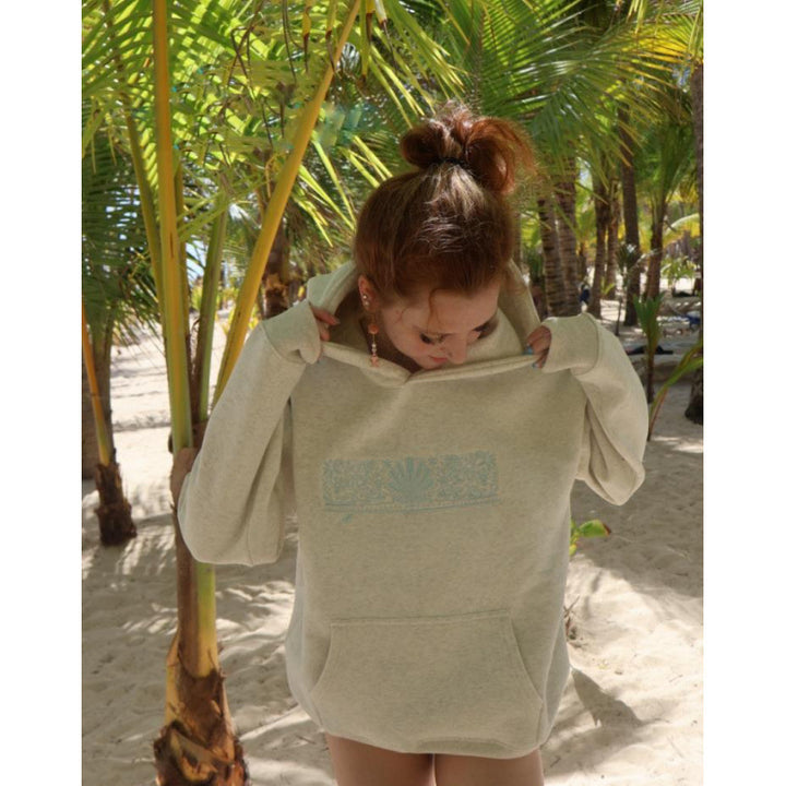 Kvindernes oversized hoodie med kreative grafik og komfortabel pasform Skovae