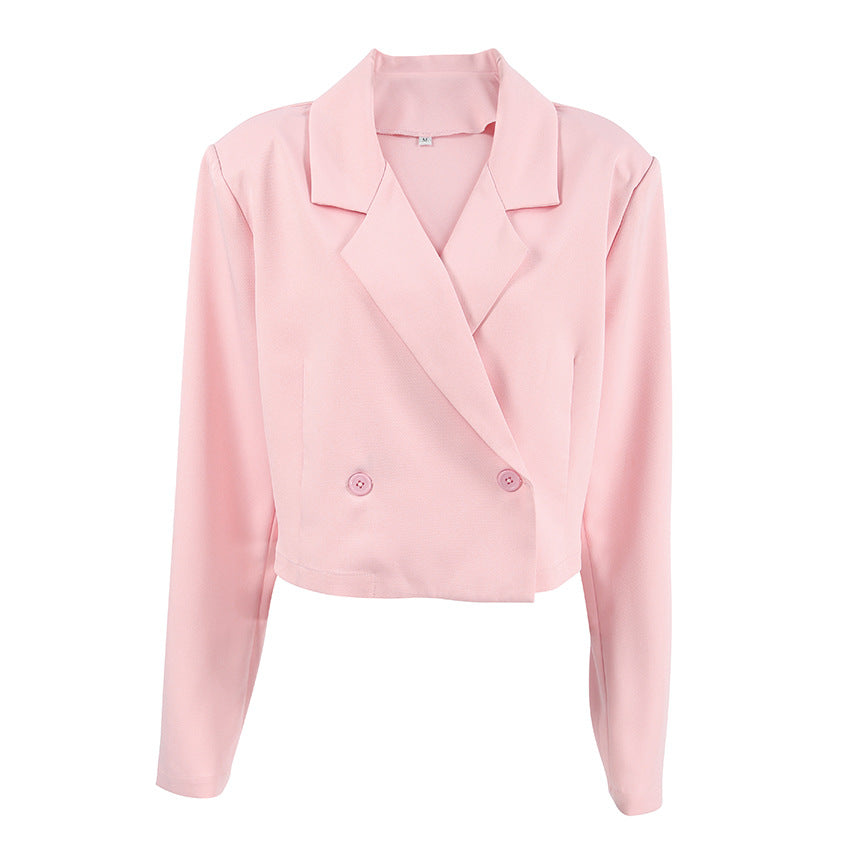 Dame Kort Blazer med afslappet snit og fashionable detaljer Stilla