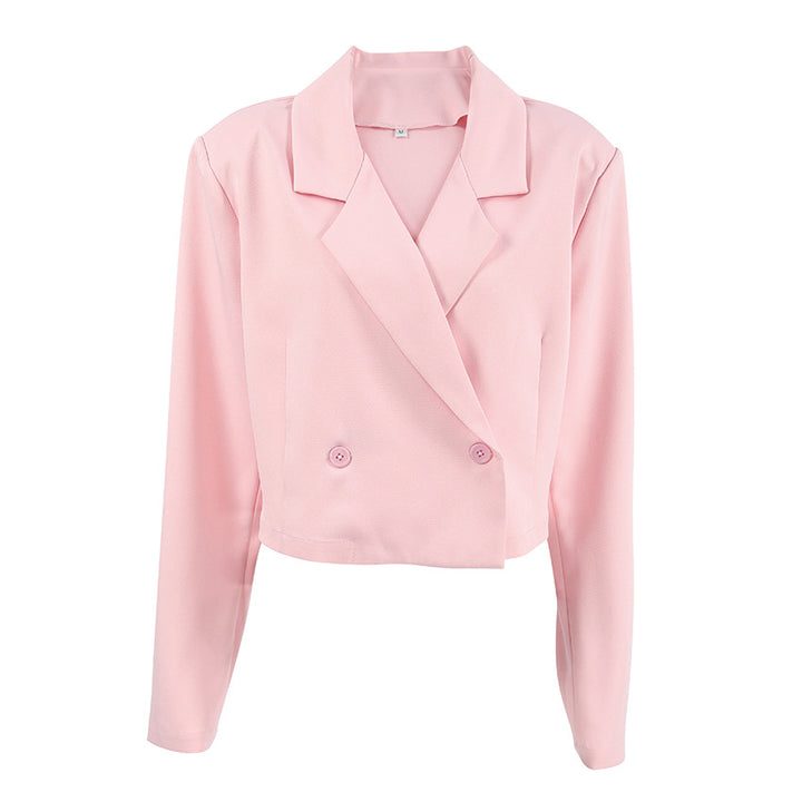 Dame Kort Blazer med afslappet snit og fashionable detaljer Stilla