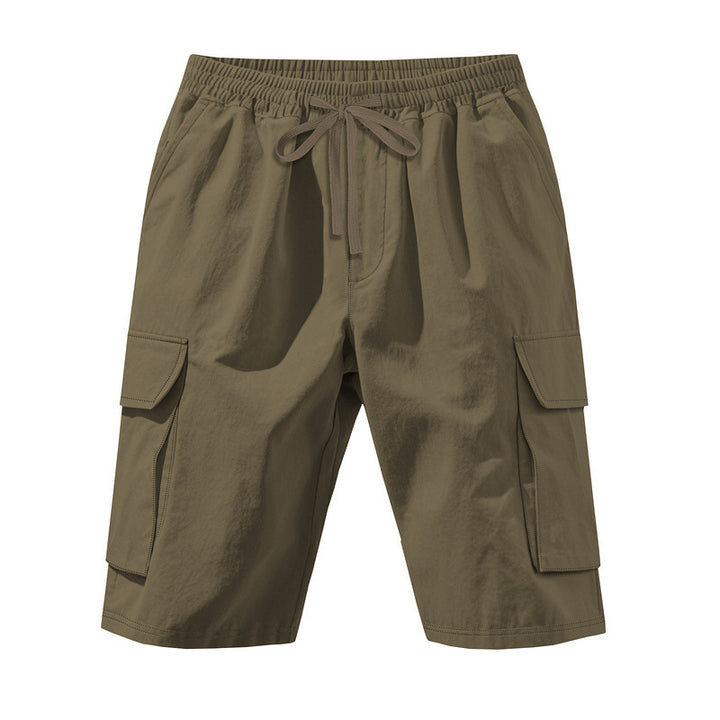 Dame Cargo Shorts med sidelommer og elastisk talje Stilla