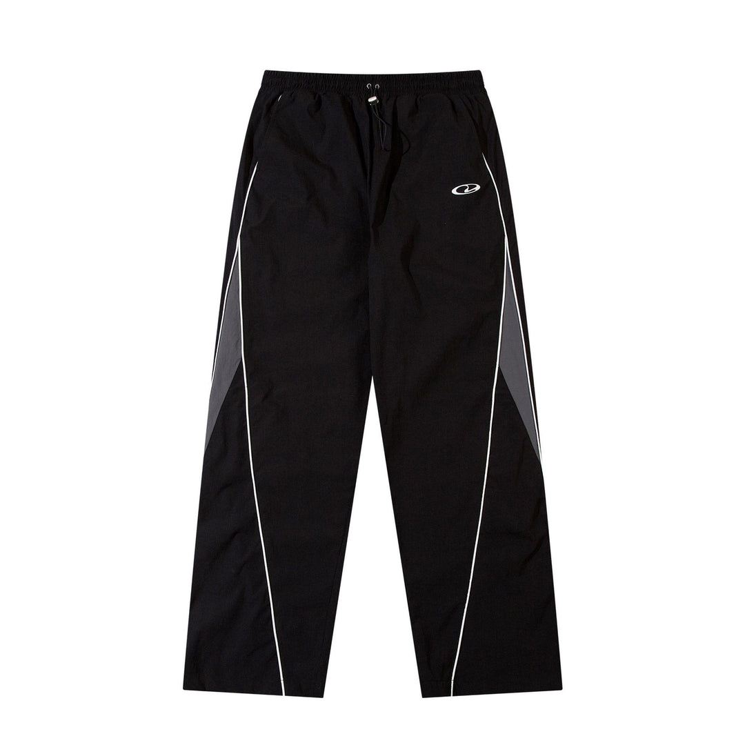 Herren nan sporty joggingbukser med elastisk liv, sidelæns kontrastpiping og lige pasform Skovae