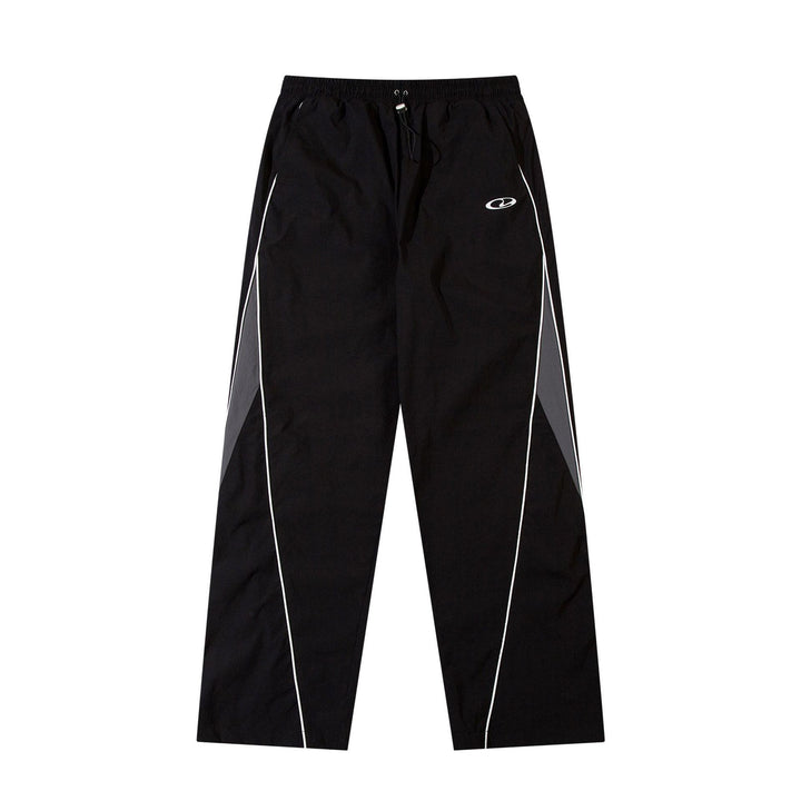 Herren nan sporty joggingbukser med elastisk liv, sidelæns kontrastpiping og lige pasform Skovae