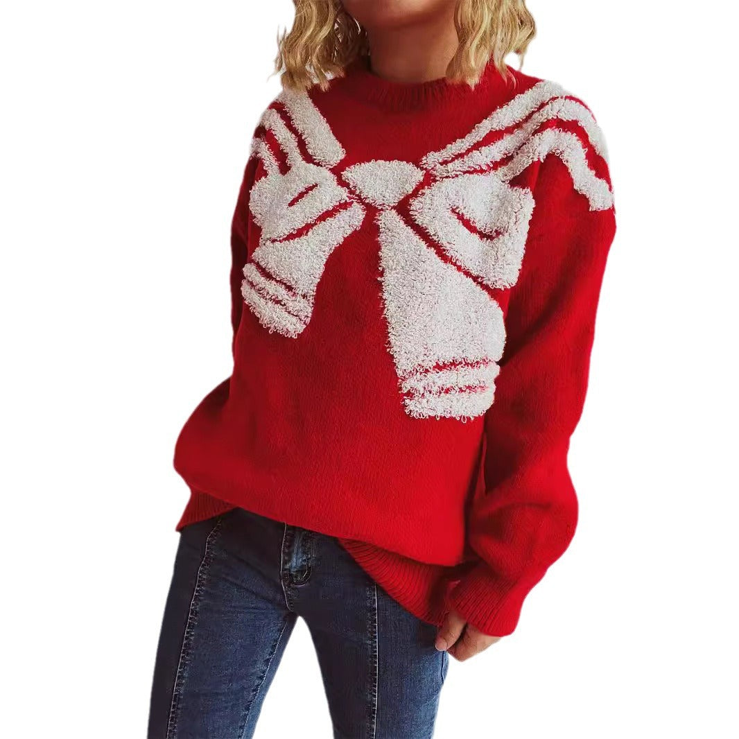 Kvinders sweater med kreativt 3D-design Stilla