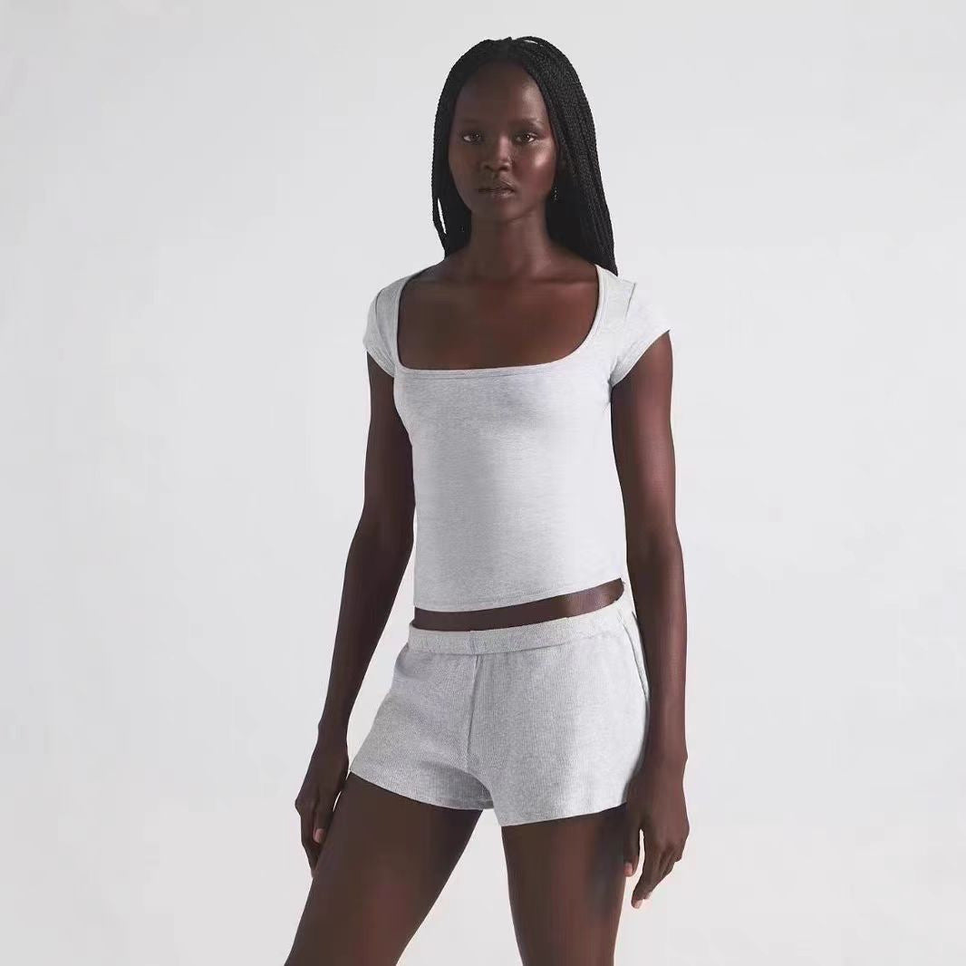 Dame behagelige bomulds lounge shorts Stilla