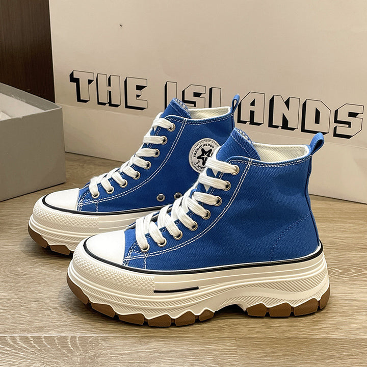 Dame Chunky High-Top Sneakers med skridsikker sål og moderigtig profilering Stilla