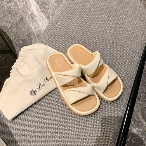 Dame Chic Knoten slide Sandaler Stilla
