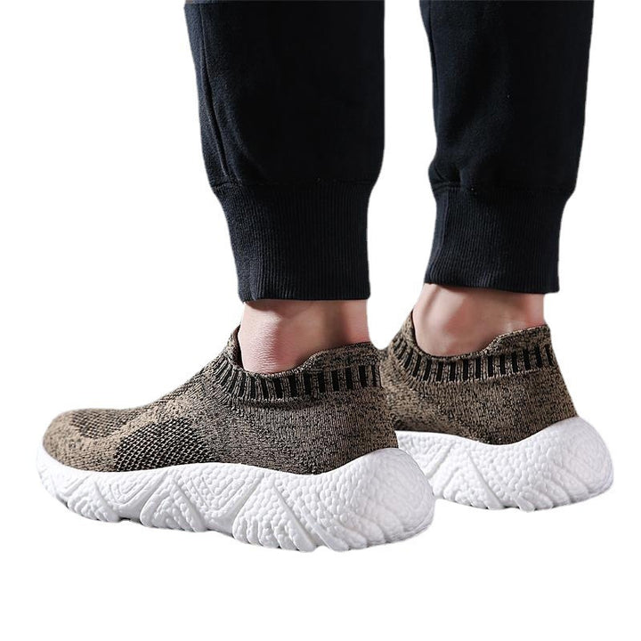 Unisex nan Slip-on Citywalker med elastisk mesh-overdel og skulptureret bølgesål Skovae