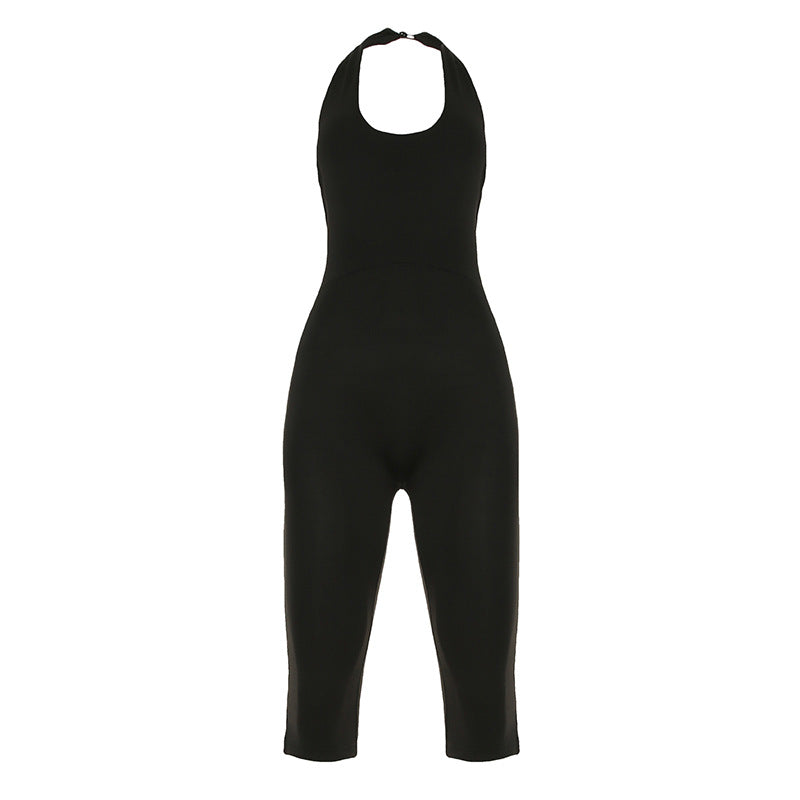 Dame kropsnær jumpsuit med dyb rygudskæring og rent design Skovae