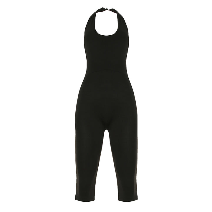 Dame kropsnær jumpsuit med dyb rygudskæring og rent design Skovae