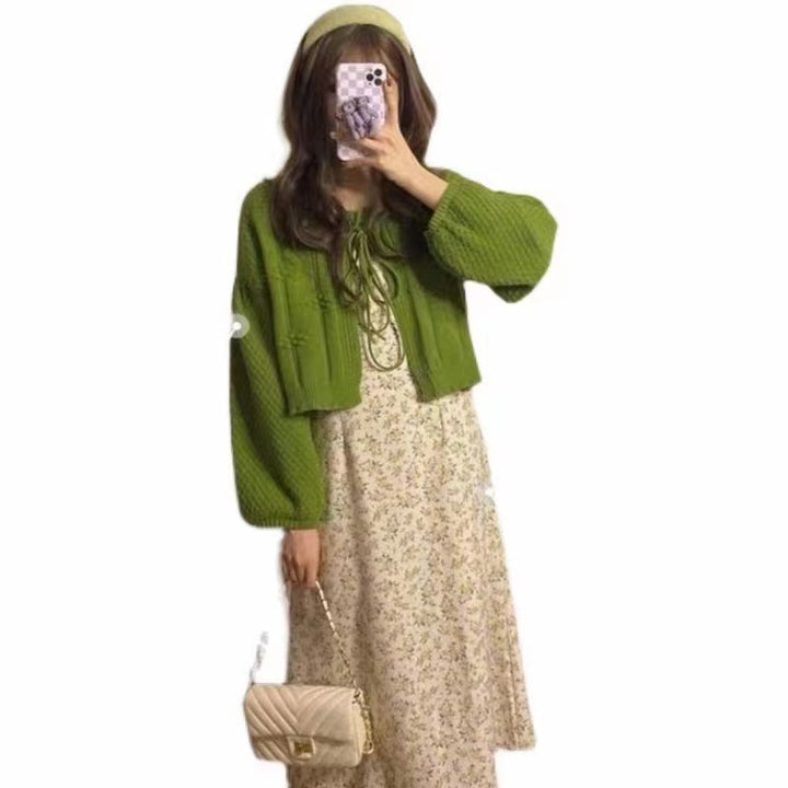 Dame trendy sweater med dekorative bånd og struktureret mønster Stilla