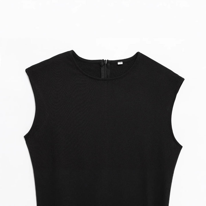 Femme Sleek Struktureret Bælte-top Mini Kjole Stilla
