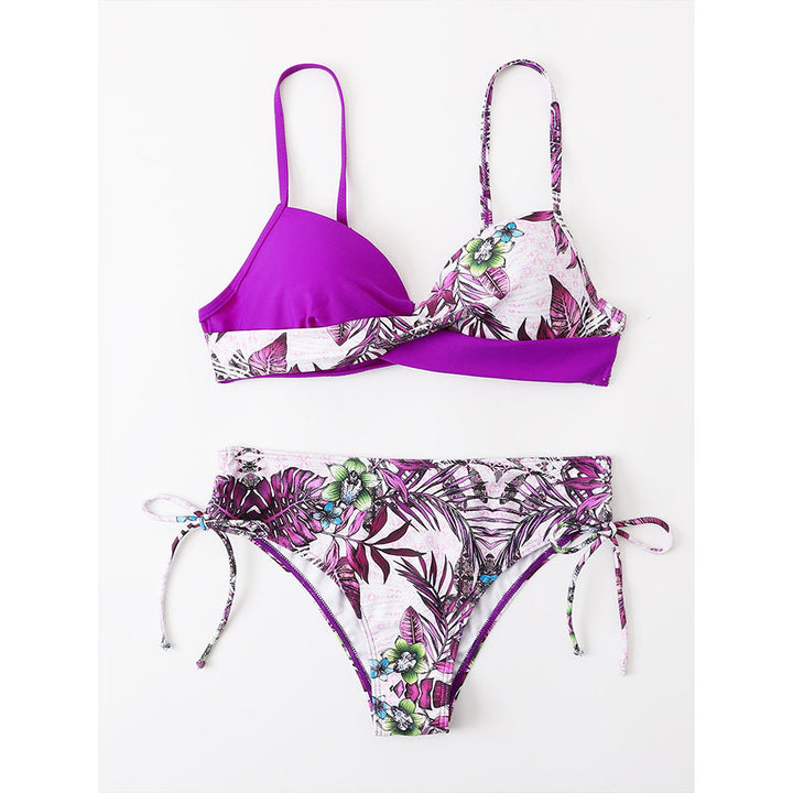 Dame design-bikini med moderne indpakningsdetalje Skovae