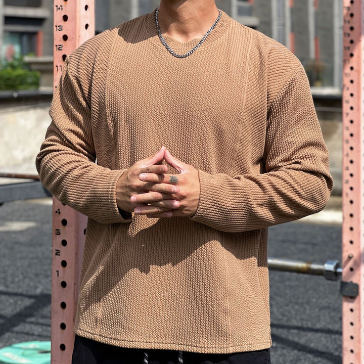 Herre Stilede Sweatshirt med struktureret design og moderne detaljer Stilla