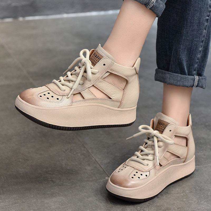 Damer mode High-Top sneakers med åndbart overmateriale og nutidigt design Stilla