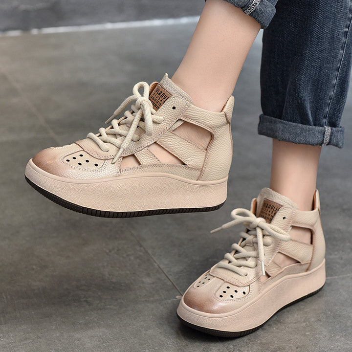 Damer mode High-Top sneakers med åndbart overmateriale og nutidigt design Stilla