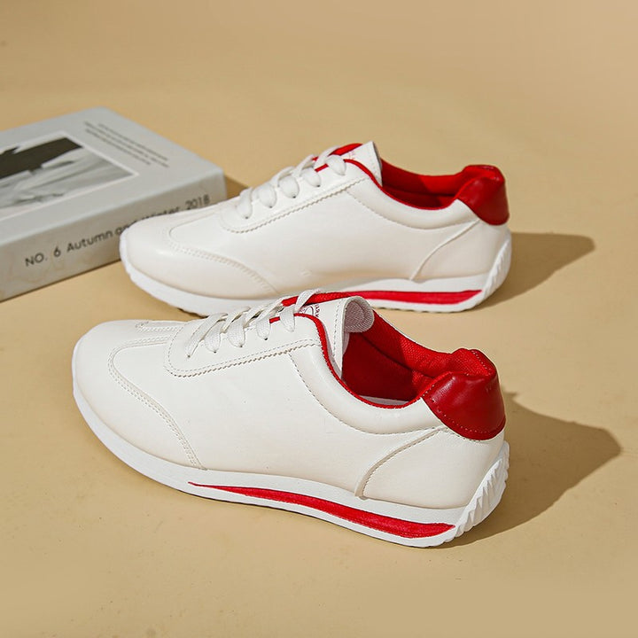 Dame Behagelige Sneakers i minimalistisk design med åndbar overfladestruktur Stilla