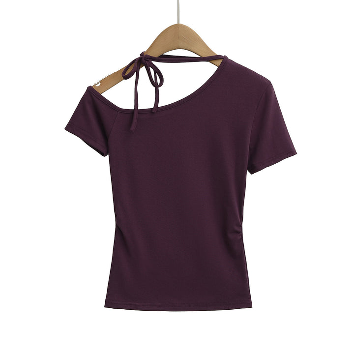 Dame Off-Shoulder Top med justerbare stropper og tætsiddende pasform Stilla