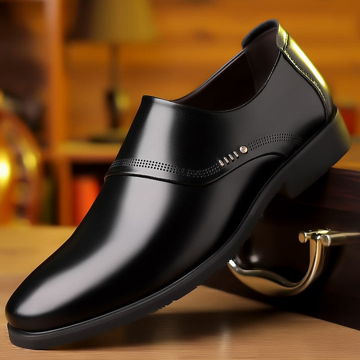 Herrer Elegante Laklæder Slipper Stilla