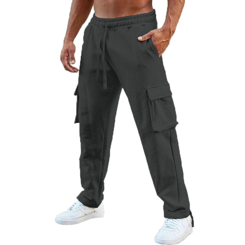Herren Cargo-Joggingbukser med elastisk talje og multifunktionelle lommer Stilla 1754373381