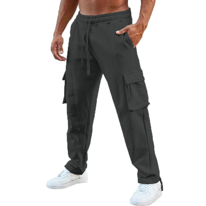 Herren Cargo-Joggingbukser med elastisk talje og multifunktionelle lommer Stilla 1754373381