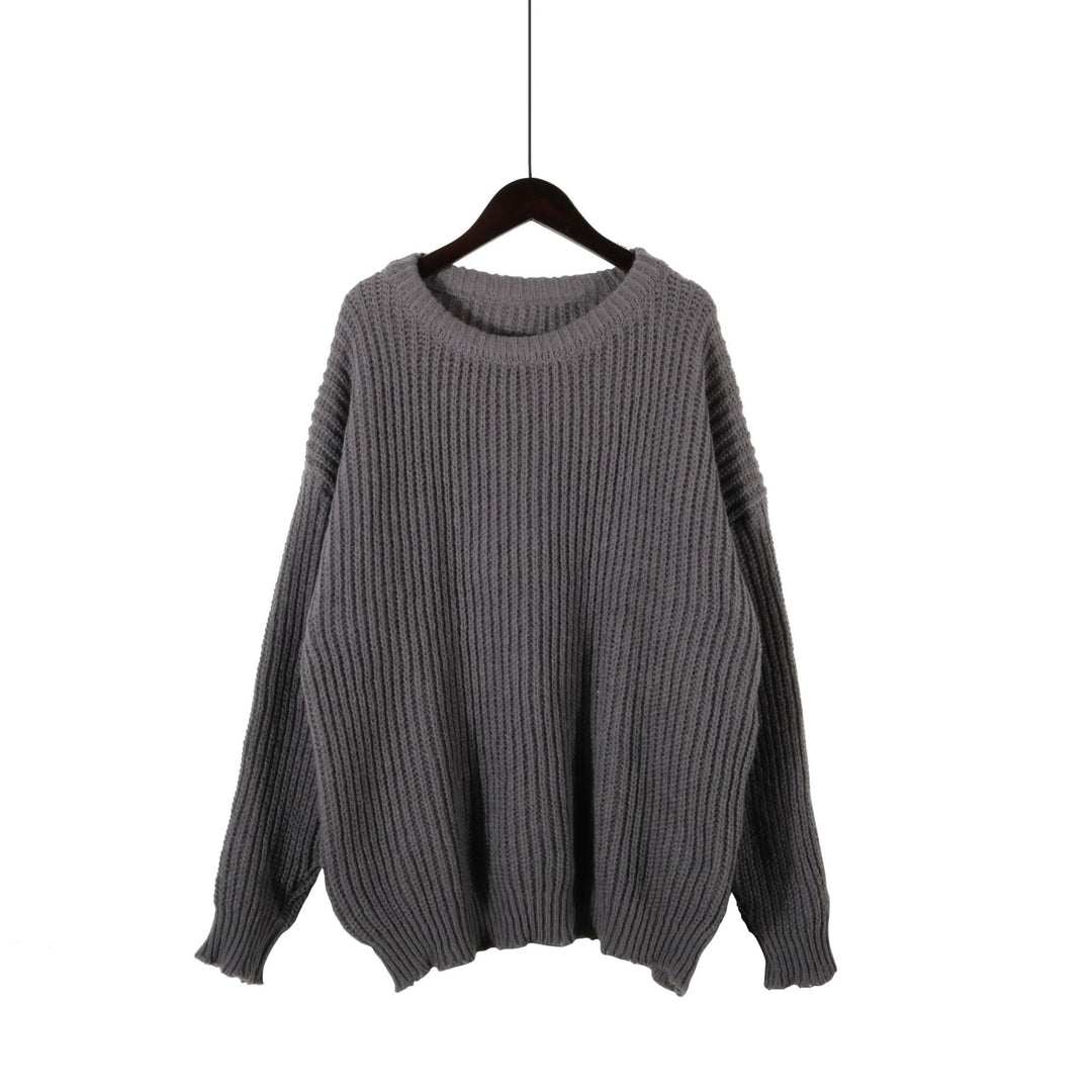 Kvinder chunky strikket sweater med oversize pasform og afslappede ærmer Stilla