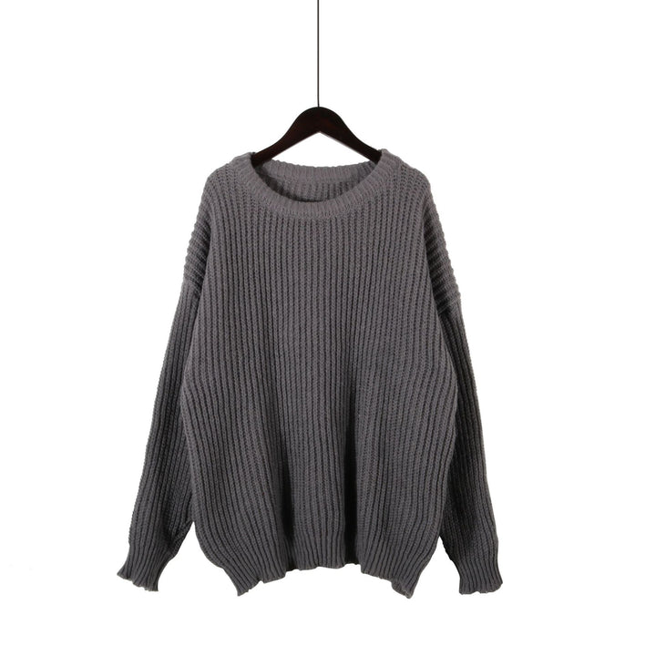 Kvinder chunky strikket sweater med oversize pasform og afslappede ærmer Stilla