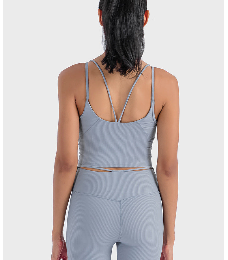 Stilla | Back Yoga Top Åndbar & Figurvenlig