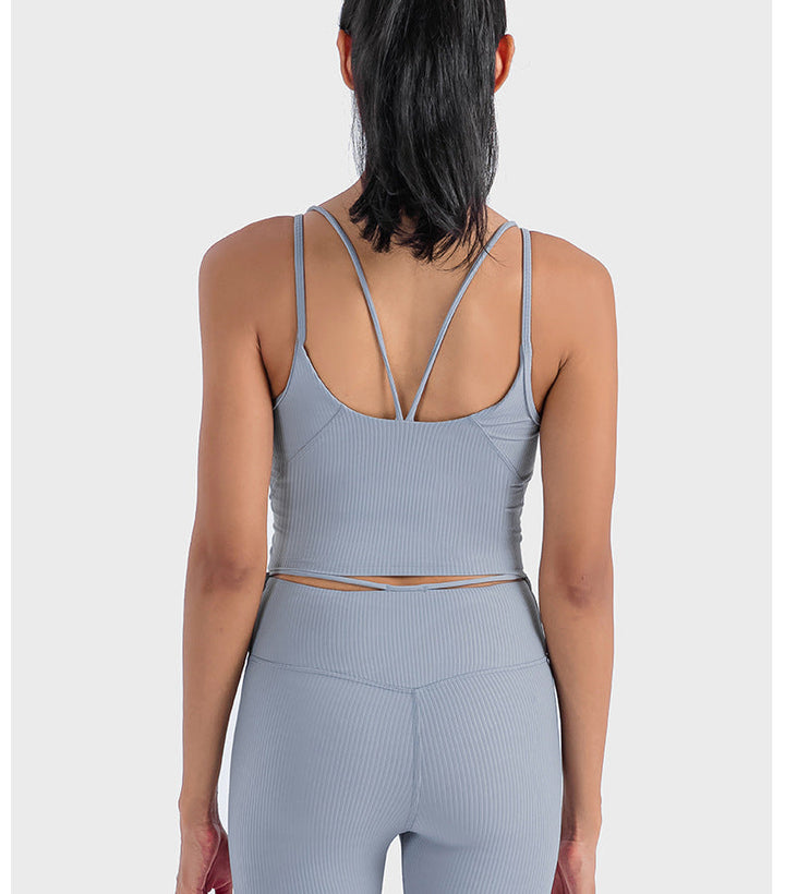 Stilla | Back Yoga Top Åndbar & Figurvenlig