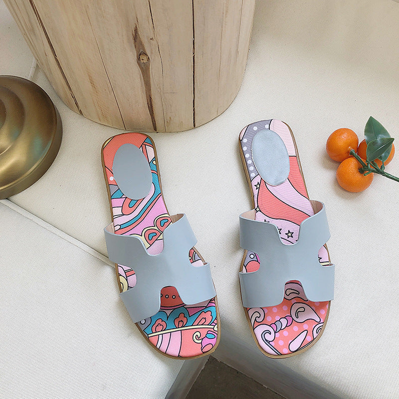 Dame Mode Flip-Flops med legende design Stilla