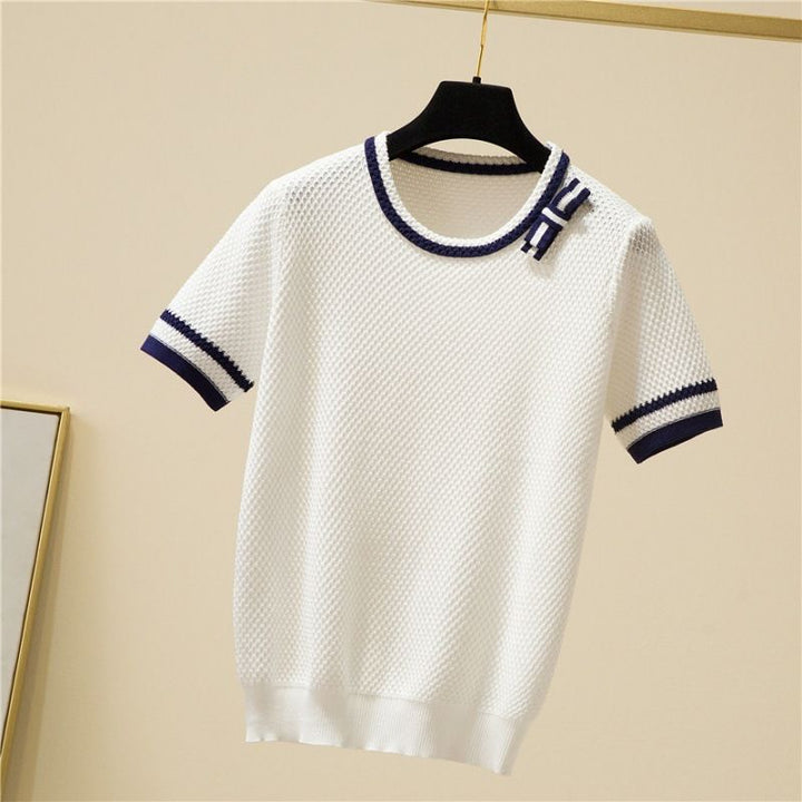 Dame net-T-shirt Stilla