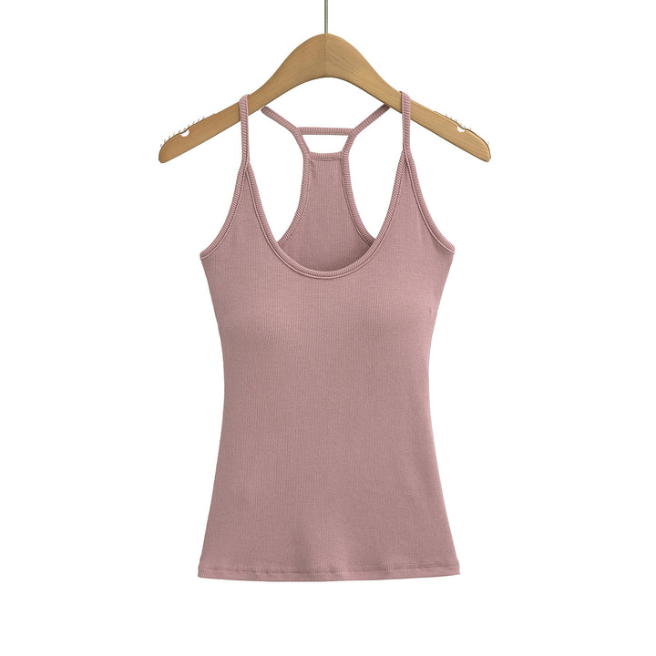 Dame sporty tanktop med racerback og åndbart bomuldsstof Stilla