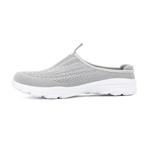 Dame nan strikket mule-sneaker med åben hælkant, elastisk indgang og polstret sål Skovae