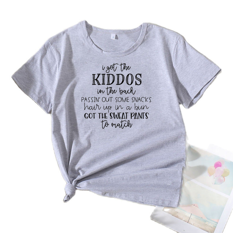 KVINDER CASUAL SJOV T-SHIRT Stilla