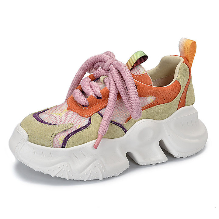 Dame Sporty Chunky-sneakers med åndbart overfladestruktur og innovativt støddæmpningssystem Stilla