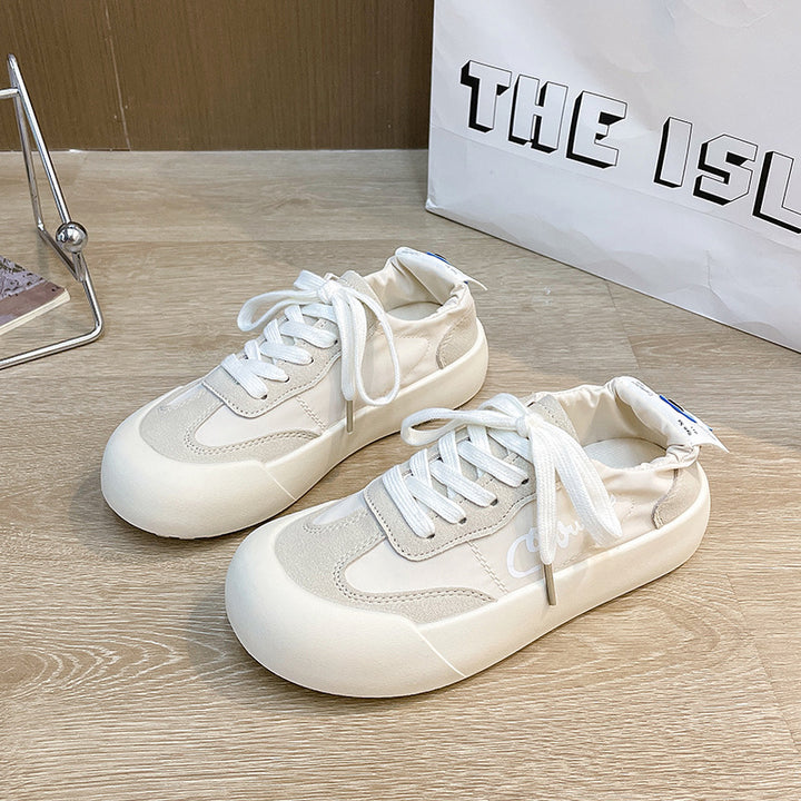 Dame Sneakers i futuristisk design med elastisk overdel og tyk sål Stilla