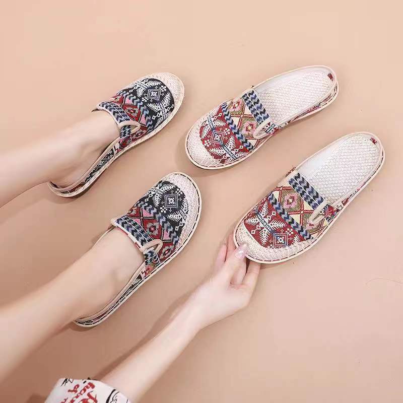 Femme Kunstnerisk Mønstret Slippers Stilla