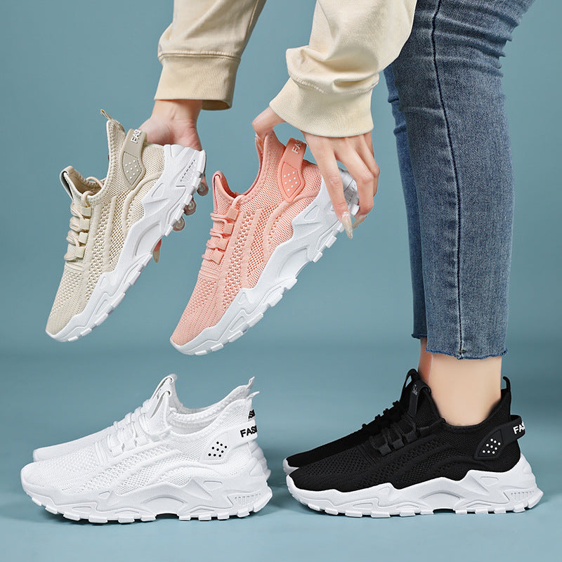 Dame Åndbare Løb-Sneakers med skridsikker Såle og elastisk Overdel Stilla