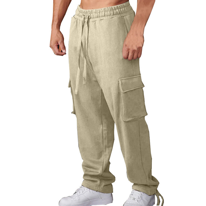 Herren Cargo-Joggingbukser med elastisk talje og multifunktionelle lommer Stilla 1754373381