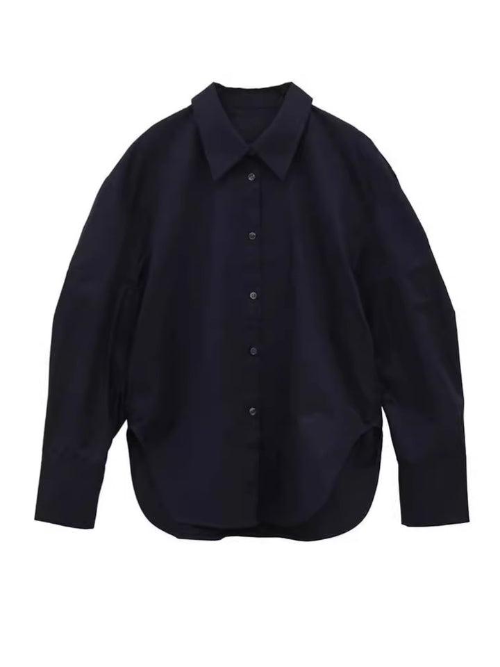 Damer elegant bluse med oversized snit og kvalitetsdetaljer Stilla