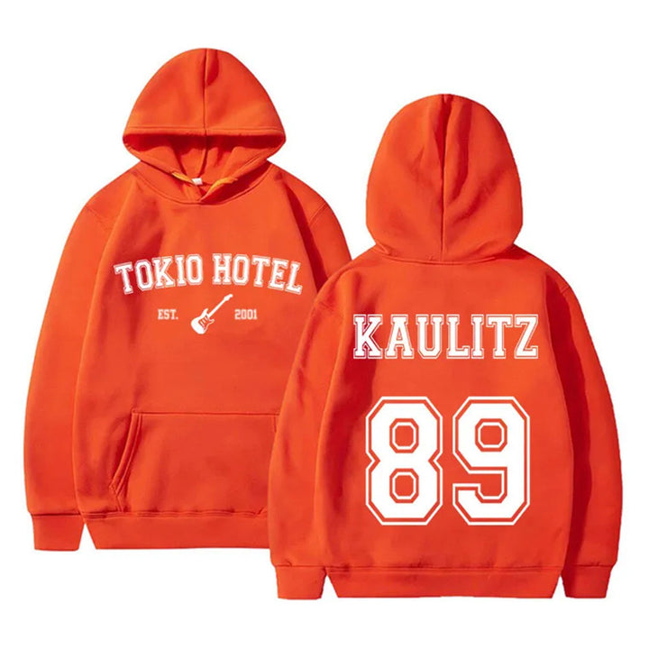 Dame hoodie med moderne bånddesign og komfortabel pasform Skovae