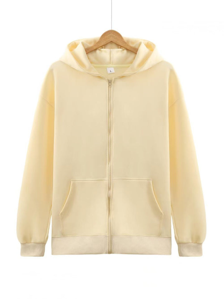 Dame hoodie jakke med fuld lynlås og praktiske lommer Skovae